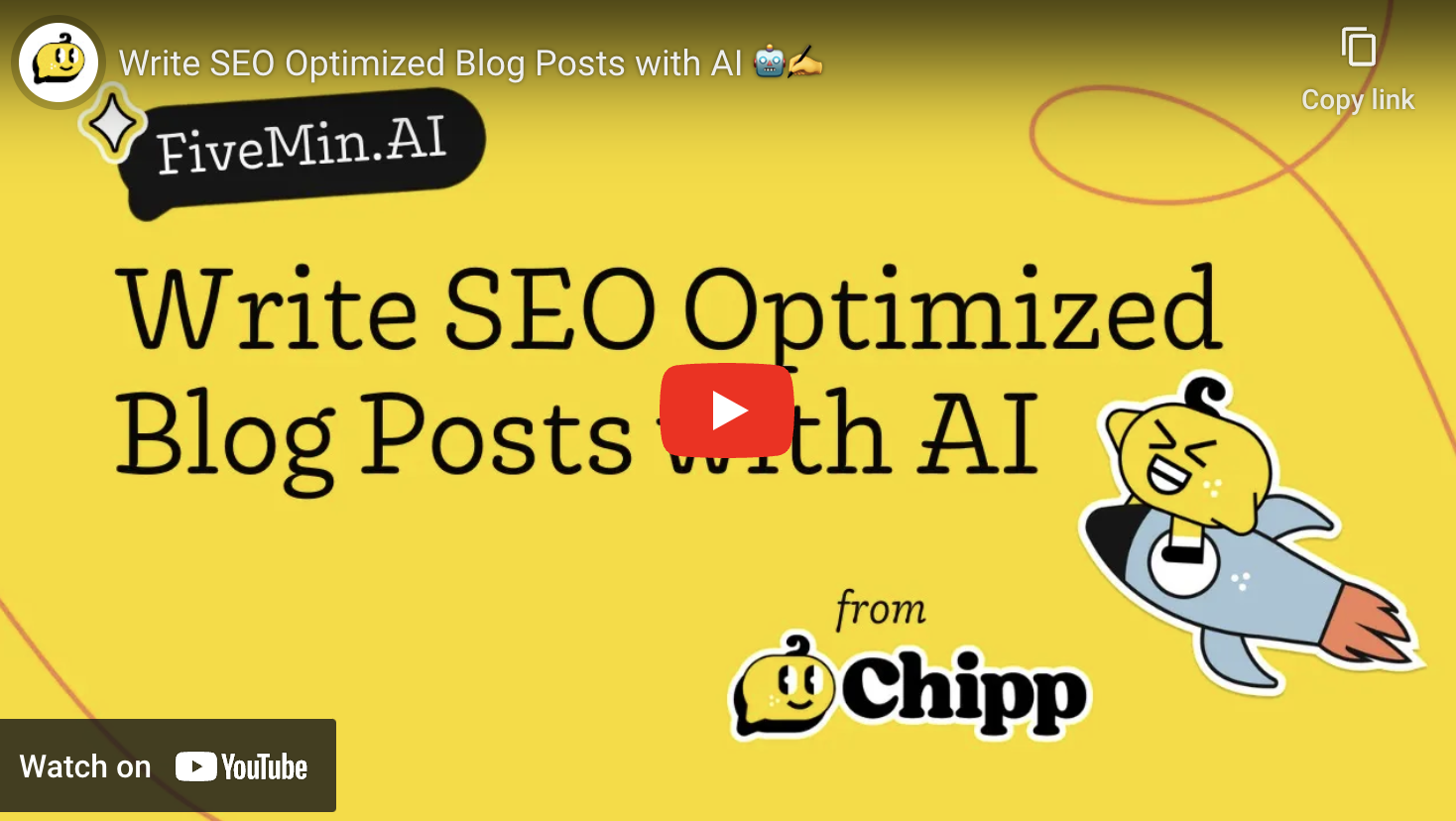 Write SEO Optimized Blog Posts with AI 🤖✍️