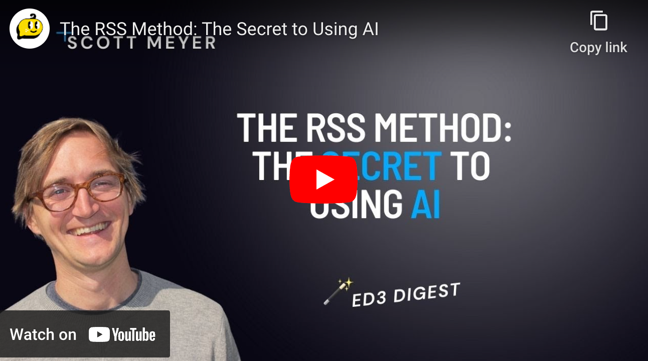 The RSS Method: The Secret to Using AI