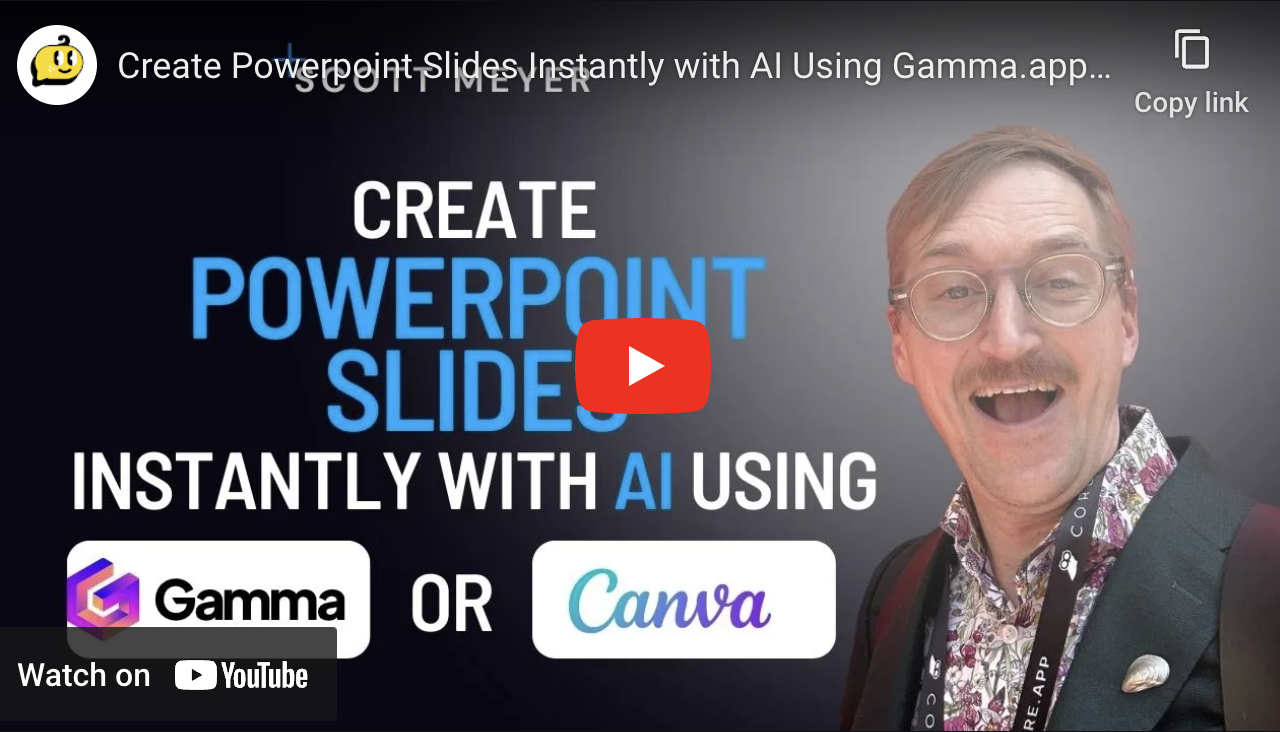 Create Powerpoint Slides Instantly with AI Using Gamma.app or Canva